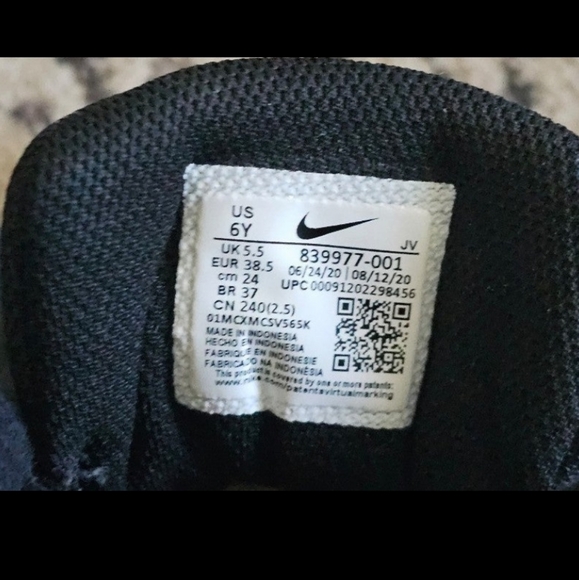 Nike Borough Mid Blk, Sz 6 - Picture 2 of 6